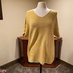 Cozy Yellow Knit Sweater
